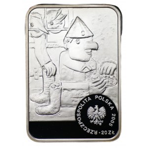 20 złotych 2005 - Tadeusz Makowski + folder emisyjny