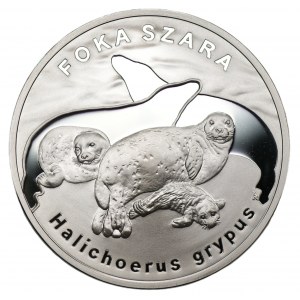 20 złotych 2007 - Foka Szara + folder emisyjny