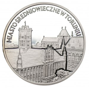 20 złotych 2007 - Miasto Średniowieczne w Toruniu + folder emisyjny