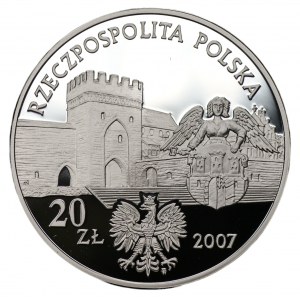 20 złotych 2007 - Miasto Średniowieczne w Toruniu + folder emisyjny