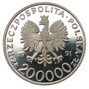 200 000 złotych 1991 Gen. Leopold Okulicki - Niedźwiadek