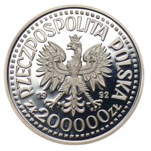200 000 złotych 1992 Władysław III Warneńczyk - popiersie