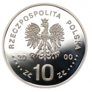 10 złotych 2000 Jan II Kazimierz - popiersie