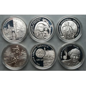 10 złotych 2003 - zestaw 6 sztuk