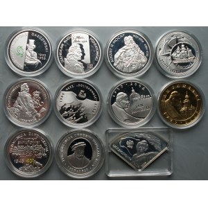 10 złotych 2005 - zestaw 11 sztuk