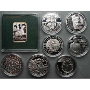 10 złotych 2007 - zestaw 8 sztuk