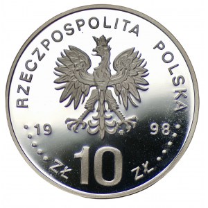 10 złotych 1998 Nagano 1998 + folder emisyjny