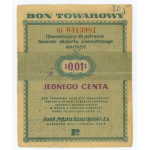 PEWEX - 1 cent 1960 - BI