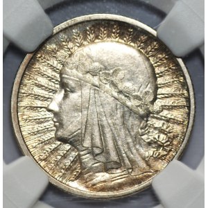 2 złote 1932 - Głowa kobiety - NGC AU58