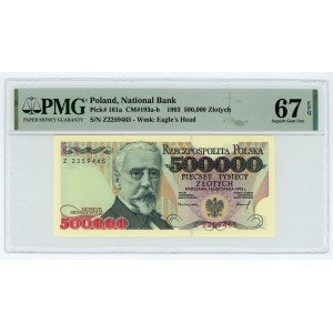 500.000 złotych 1993 - seria Z - PMG 67 EPQ