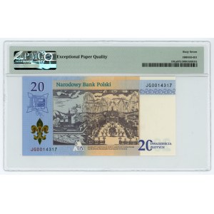 20 złotych 2017 - 300 lecie koronacji obrazu Matki Boskiej Częstochowskiej -PMG 67 EPQ