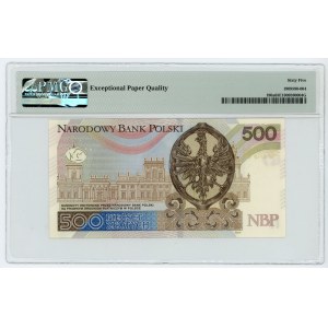 500 złotych 2016 - seria AA - niska numeracja 0002003 - PMG 65 EPQ