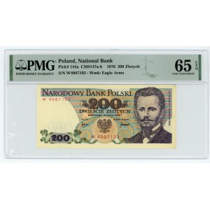 200 złotych 1976 - seria W - PMG 65 EPQ