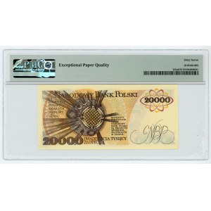 20.000 złotych 1989 - seria AG - PMG 67 EPQ