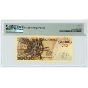 20.000 złotych 1989 - seria AF - PMG 66 EPQ