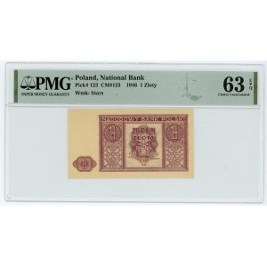 1 złoty 1946 - PMG 63 EPQ