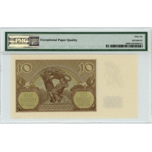 10 złotych 1940 - PIERWSZA seria A - PMG 66 EPQ