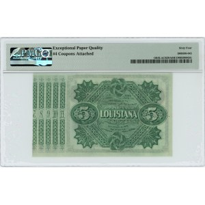 USA - 5 dolarów 1870 - Baby Bond - PMG 64 EPQ - zielony numerator nie notowany na Onebid