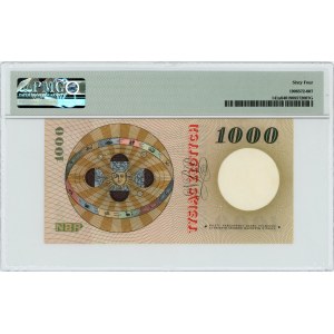 1000 złotych 1965 - seria B - PMG 64