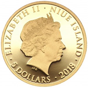 NIUE ISLAND - 5 dolarów 2018 - HABEMUS PAPAM 1978-2018