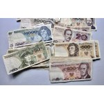 Zestaw banknotów PRL