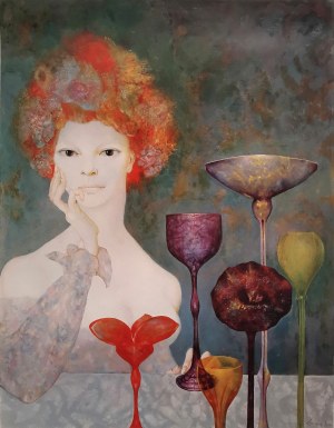 Leonor Fini (1907-1996), Strażnik źródeł, 1980