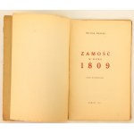 Michał Pieszko Zamość in the year 1809 historical sketch [1st edition, 1931].