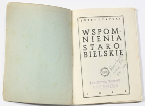 Józef Czapski Wspomnienia starobielskie [I wydanie, 1944]