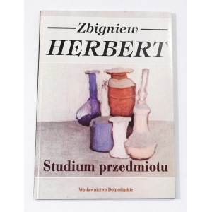 Zbigniew Herbert Studium przedmiotu