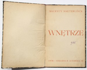 Maurycy Maeterlinck Wnętrze [I wydanie, 1901]