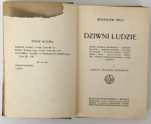 Bolesław Prus Dziwni ludzie [I wydanie, 1914]