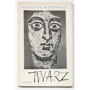 Tadeusz Różewicz Gesicht [Autogramm, 1966].