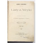 Henryk Sienkiewicz Briefe aus Afrika 1-2t. [1. Aufl., 1893].
