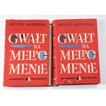 Antoni Słonimski Gwałt na melpomena [beschlagnahmte Ausgabe, Erstausgabe].