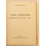Karol Estreicher Leon Chwistek Biografia artysty [1884 - 1944].