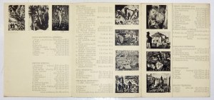 Girs-Barcz, Sklep Artystyczny. Katalog nr 1. Warszawa [1938-1939]. [Druk.] Oficyna Warszawska. 16d, folder, k. [4].