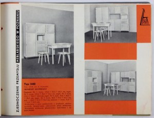 ZJEDNOCZENIE Przemysłu Meblarskiego. [Katalog]. Poznań [ca 1968]. 8 podł., k. [31]. opr. oryg....