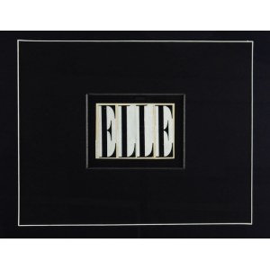R. CIEŚLEWICZ - Projekt reklamy czasopisma Elle, lata 60.