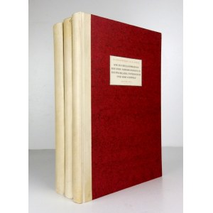 M. LANCKOROŃSKA, R. OEHLER - Die Buchillustration des XVIII Jahrhunderts. vol. 1-3.