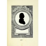 TRETER Mieczyslaw - Portrait silhouettes from the time of Stanislaw Augustus. Album of fifty-nine silhouettes with word ...