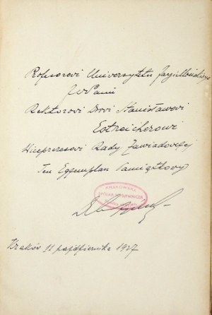 BRÜCKNER A. - Etymological dictionary. 1927. bound by R. Jahoda. Excerpted by S. Estreicher.