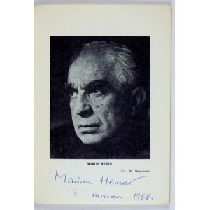 HEMAR M. - Die Mauer des Weinens. 1968. Signatur des Autors.