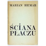 HEMAR M. - Ściana płaczu. 1968. Podpis autora.