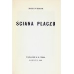 HEMAR M. - Zeď pláče. 1968. podpis autora.