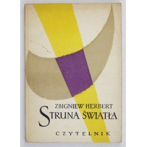 HERBERT Z. – Struna światła. 1956. Wyd. I.  