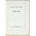 J. IWASZKIEWICZ – Liryki. 1959. z podpisem autora.