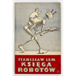 LEM Stanislaw - The book of robots. 1st ed. Cover and illustrations by Daniel Frost.