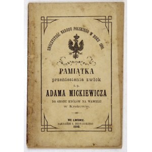 MIŁKOWSKI Stanisław - Adam Mickiewicz. Jeden z nejvýznamnějších polských básníků....