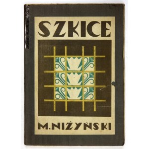 NIŻYŃSKI Marjan - Szkice poeyzj. Tom II. Kraków [1931]. Zakł. Art. Litogr. A. Pruszyński. 8, s. [3]-33, [2], tabl.....