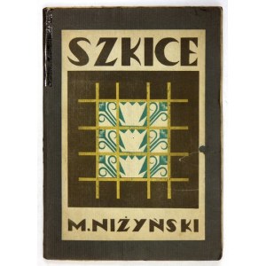 NIŻYŃSKI Marjan - Szkice poeyzj. Tom II. Kraków [1931]. Zakł. Art. Litogr. A. Pruszyński. 8, s. [3]-33, [2], tabl....